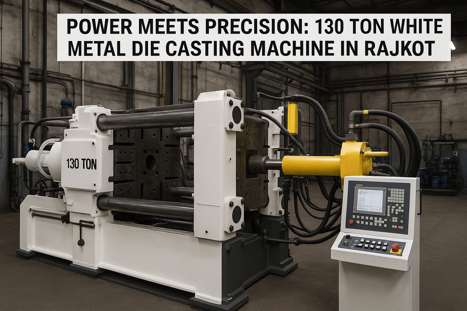 130 Ton White Metal Die Casting Machine Rajkot