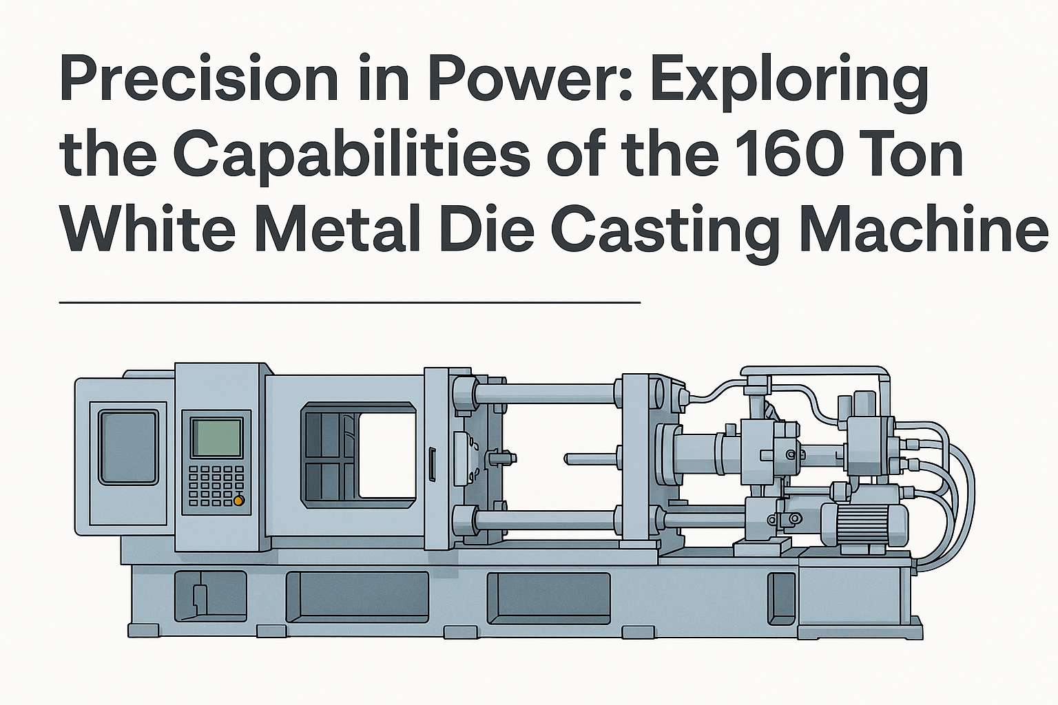 160 Ton White Metal Die Casting Machine